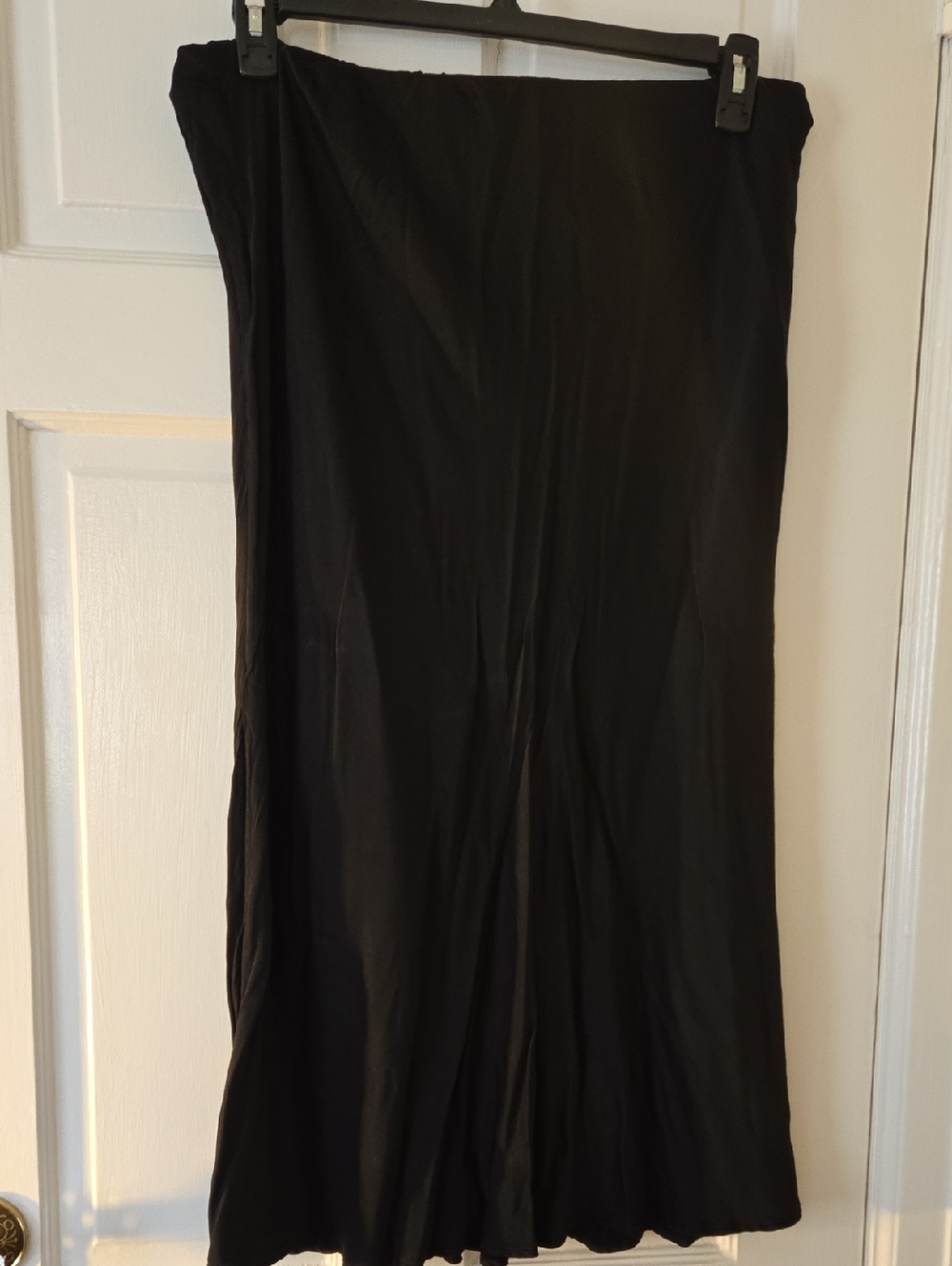 Anthropologie Black Midi Skirt